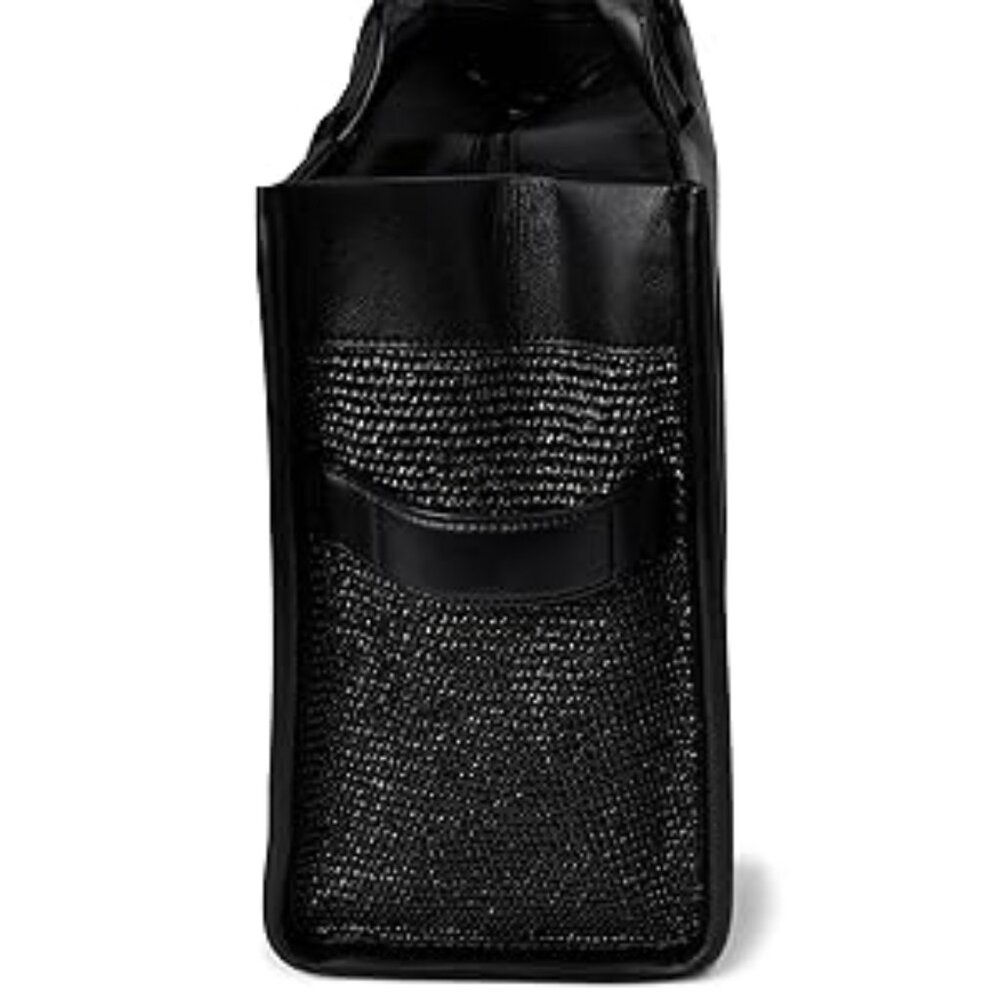 #123 NWT - Marc Jacobs The Woven DTM Large Tote/Shoulder/Crossbody Black Bag - Picture 6 of 17